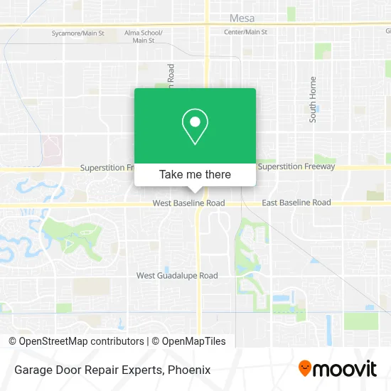 Garage Door Repair Experts map