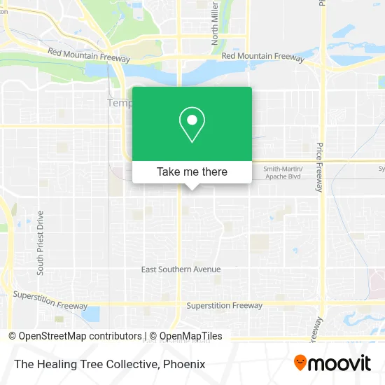 The Healing Tree Collective map