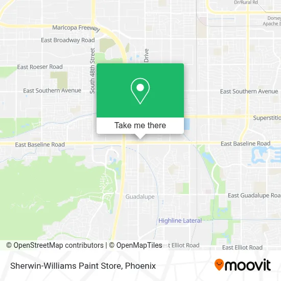 Sherwin-Williams Paint Store map