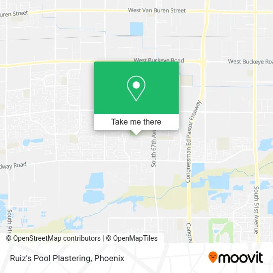 Ruiz's Pool Plastering map