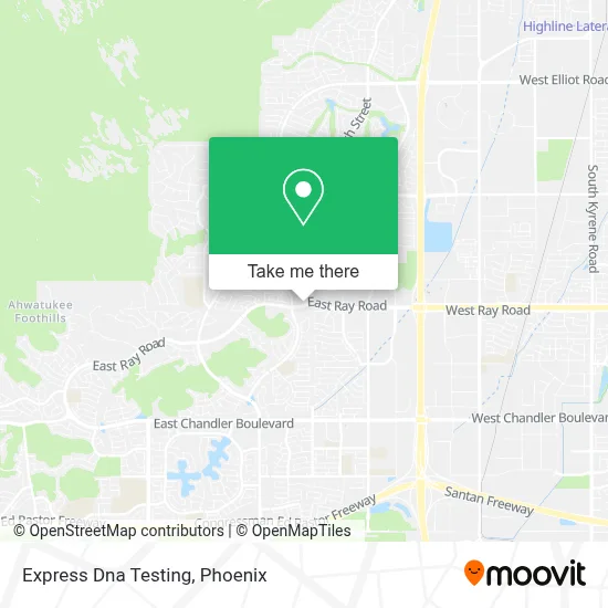 Express Dna Testing map
