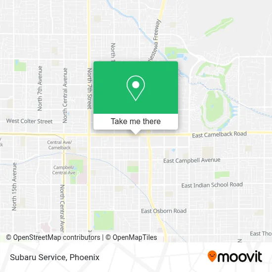Subaru Service map