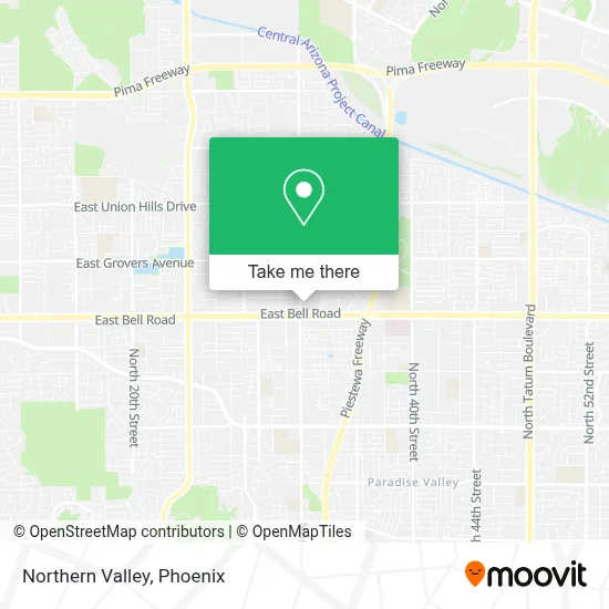 Northern Valley map