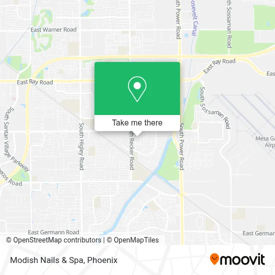 Modish Nails & Spa map