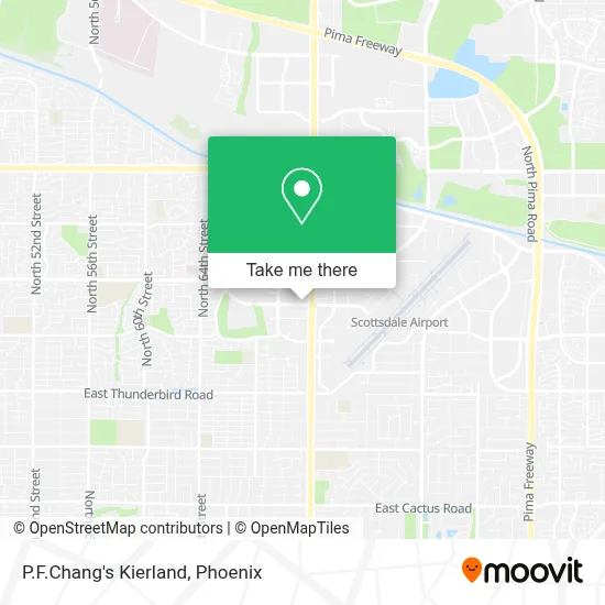 P.F.Chang's Kierland map