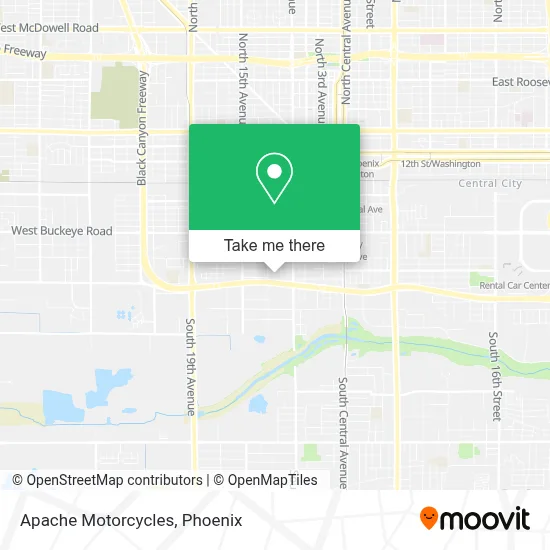 Apache Motorcycles map