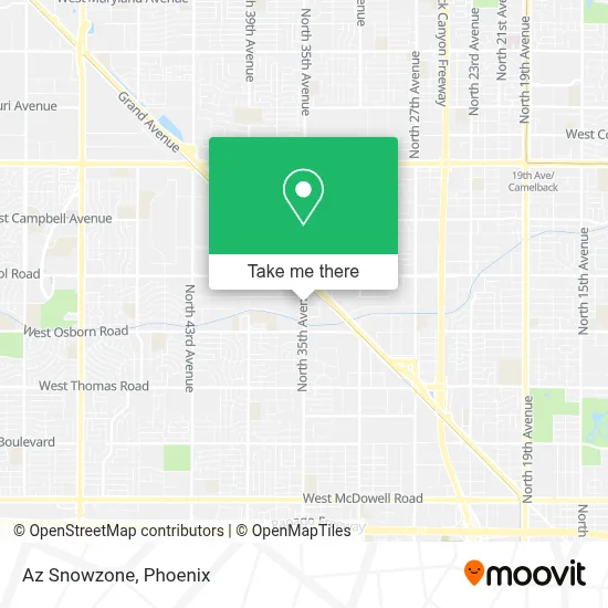 Az Snowzone map