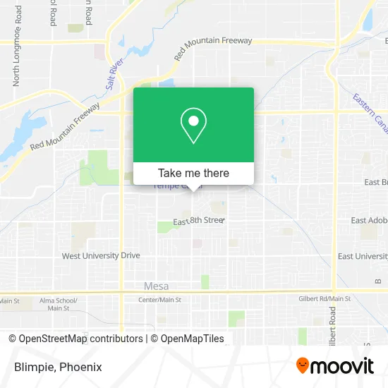 Blimpie map