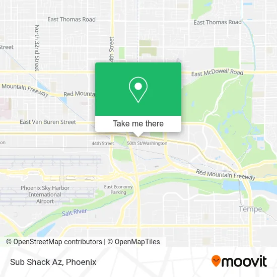 Sub Shack Az map