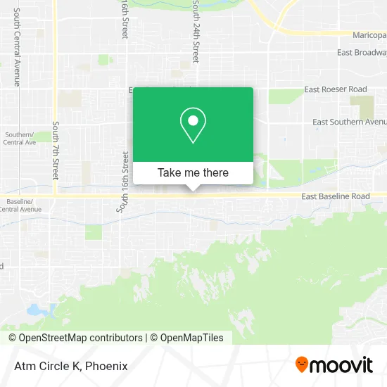 Atm Circle K map