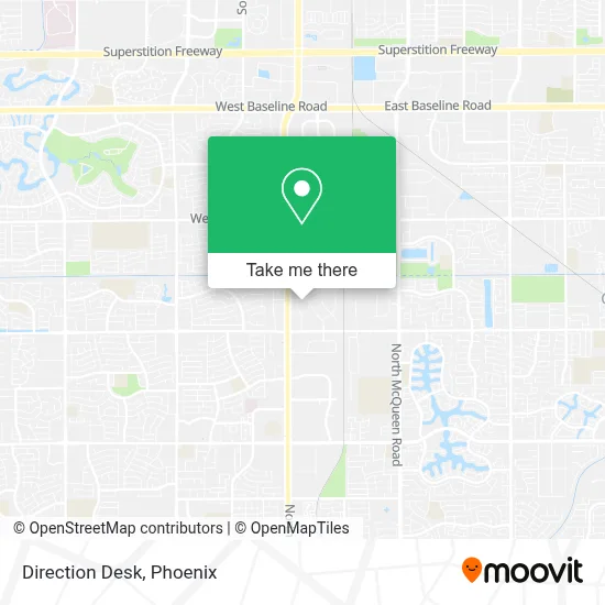 Direction Desk map
