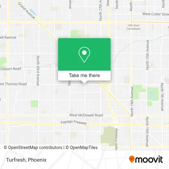Turfresh map