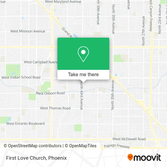 First Love Church map
