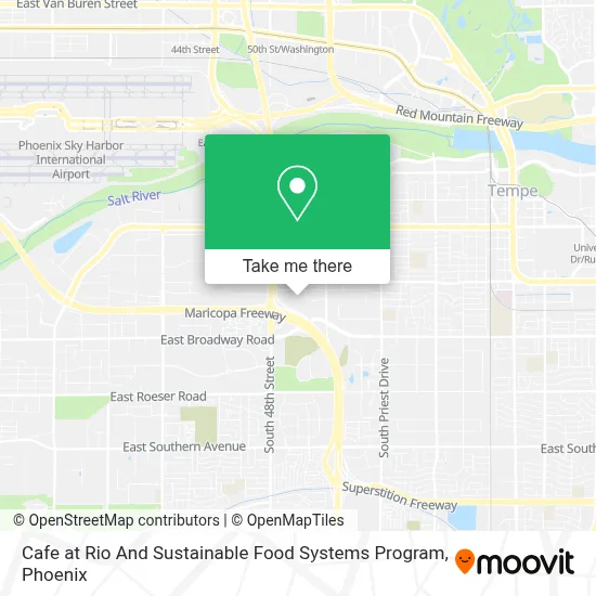 Cafe at Rio And Sustainable Food Systems Program map