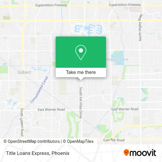 Title Loans Express map