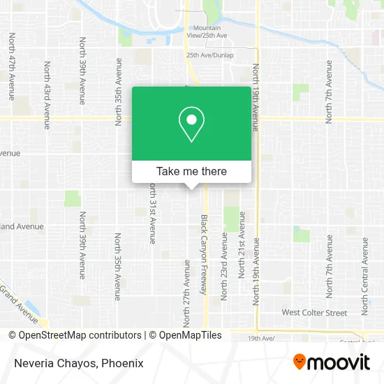 Neveria Chayos map