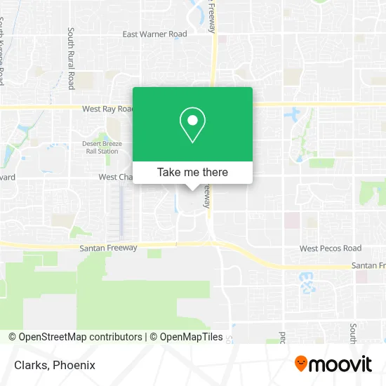 Clarks map