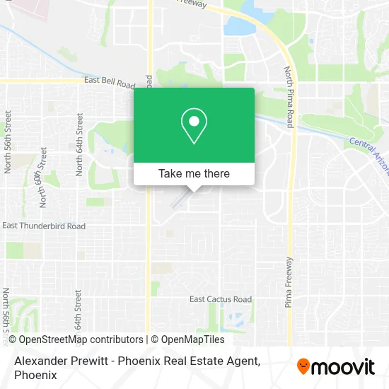 Alexander Prewitt - Phoenix Real Estate Agent map