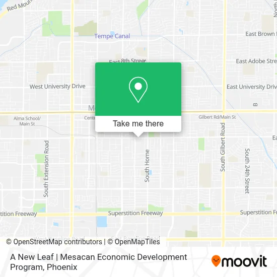 A New Leaf | Mesacan Economic Development Program map
