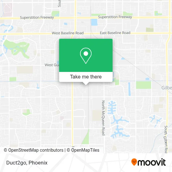 Duct2go map