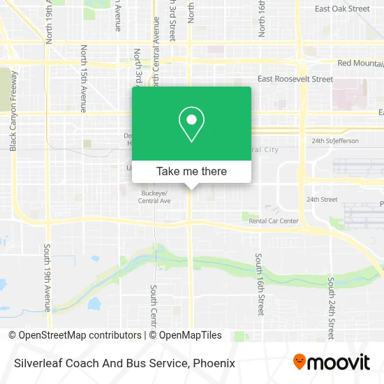 Silverleaf Coach And Bus Service map