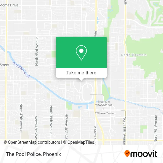The Pool Police map