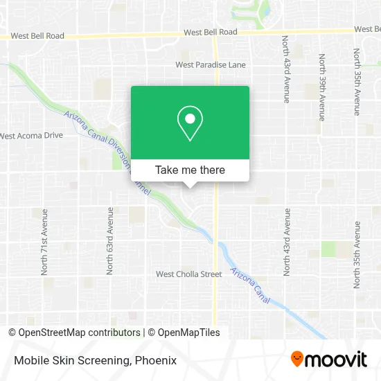 Mobile Skin Screening map