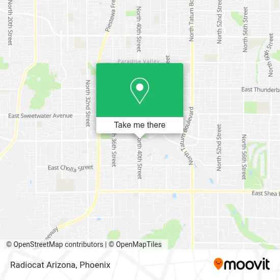 Radiocat Arizona map