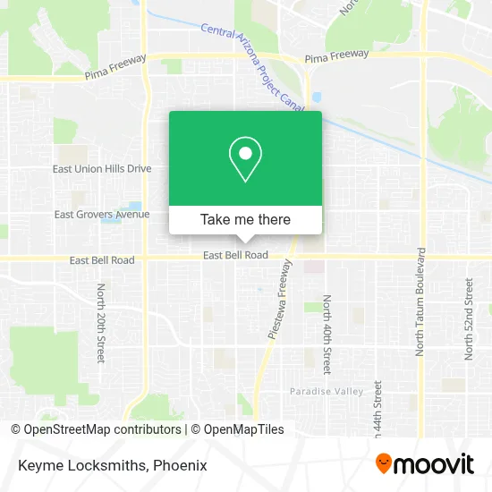 Keyme Locksmiths map