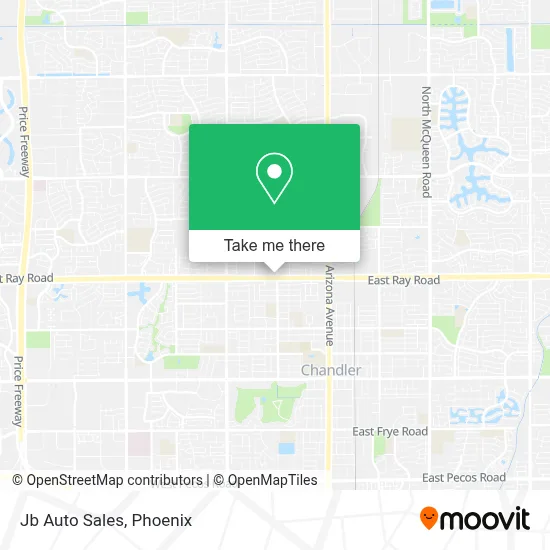 Jb Auto Sales map