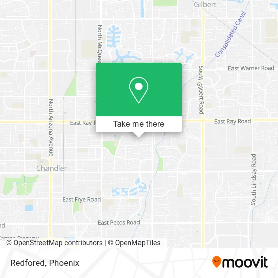 Redfored map