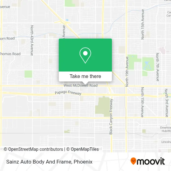 Sainz Auto Body And Frame map