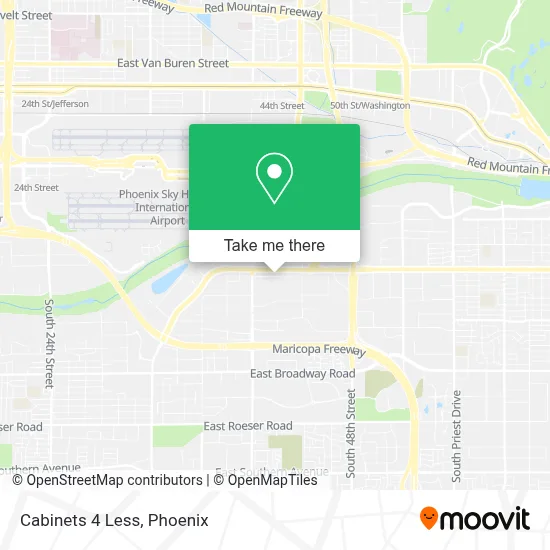 Cabinets 4 Less map
