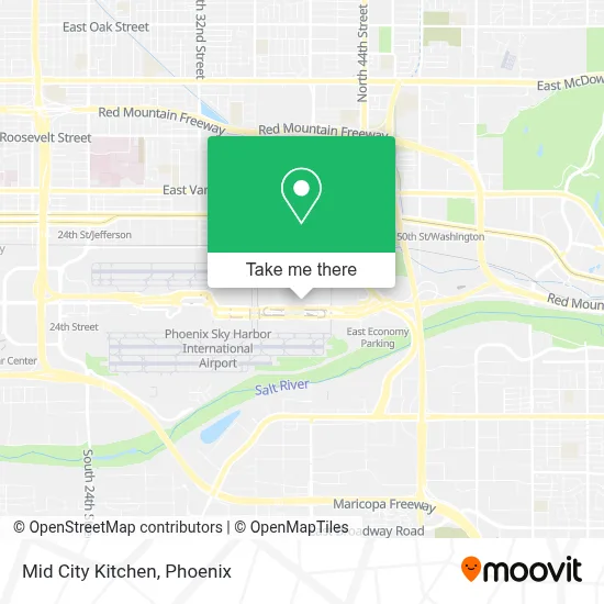 Mid City Kitchen map