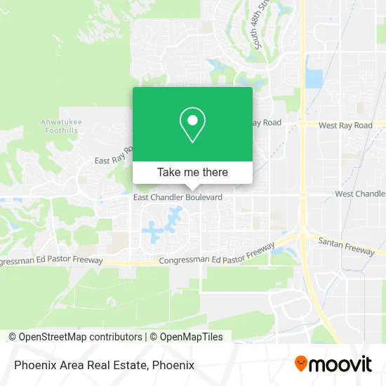 Phoenix Area Real Estate map