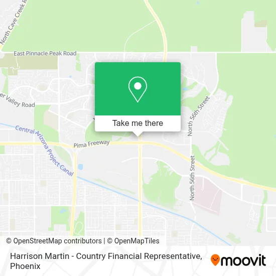 Harrison Martin - Country Financial Representative map