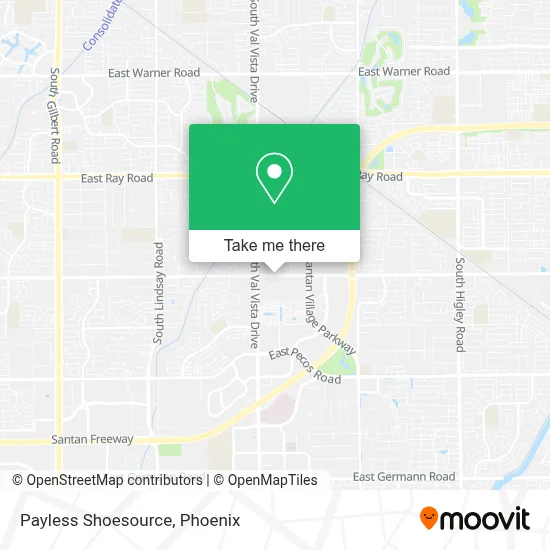 Payless Shoesource map
