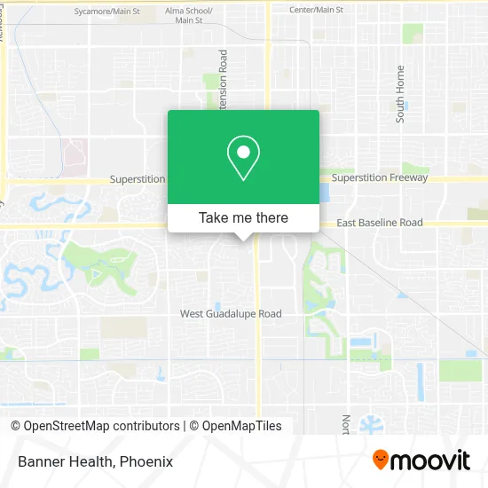 Banner Health map