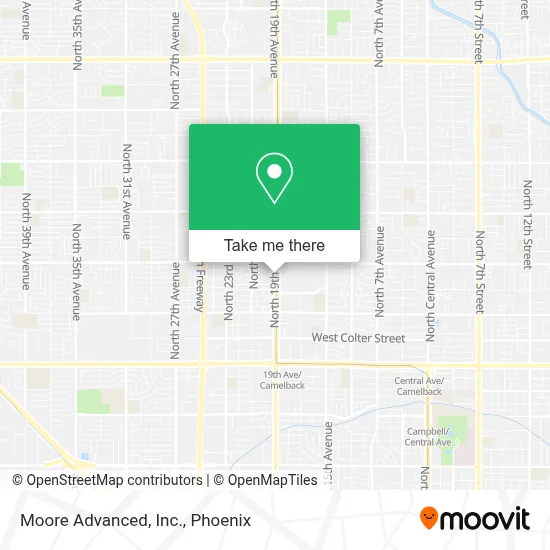 Moore Advanced, Inc. map