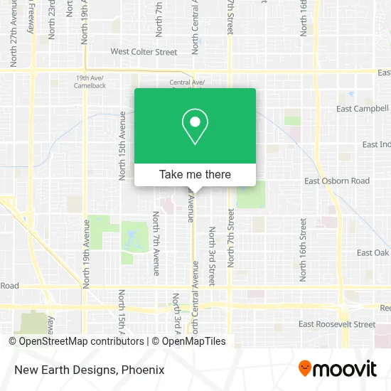 New Earth Designs map