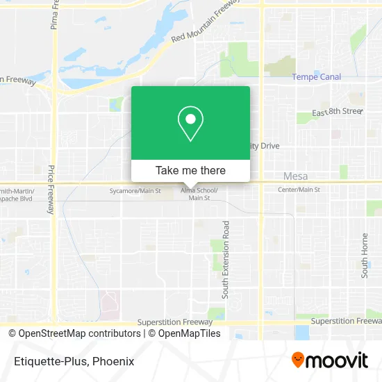 Etiquette-Plus map