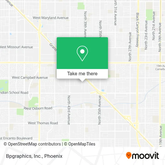 Bpgraphics, Inc. map