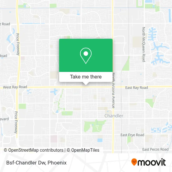 Bsf-Chandler Dw map