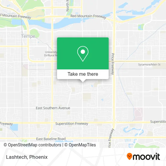 Lashtech map