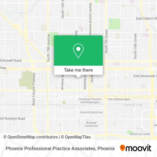 Phoenix Professional Practice Associates map