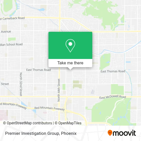 Premier Investigation Group map