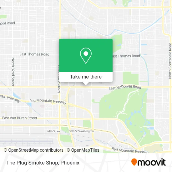 The Plug Smoke Shop map