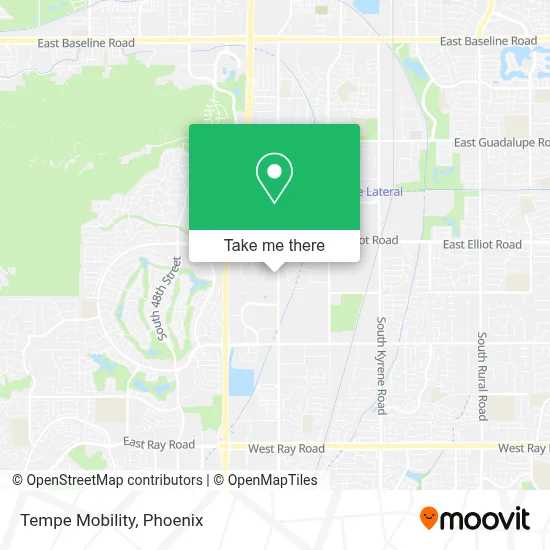 Tempe Mobility map