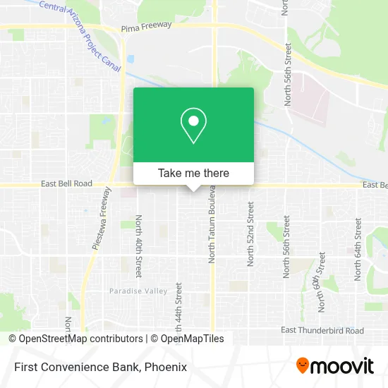 First Convenience Bank map