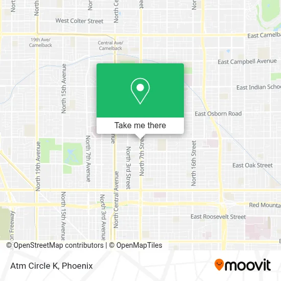 Atm Circle K map
